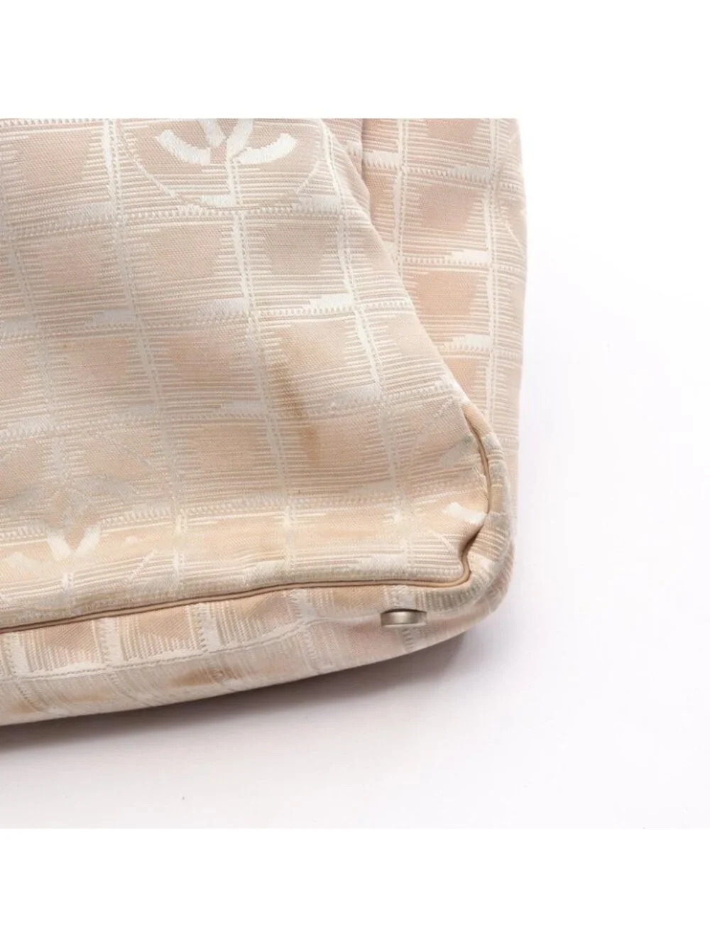 Chanel Tote New Travel Line MM Beige Leather